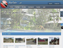 Tablet Screenshot of homefindertt.com